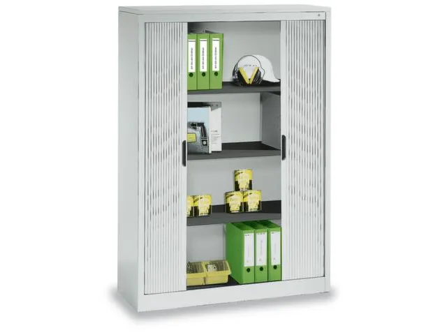 Roldeurkast Hxbxd 1660X1000X420Mm 3Legborden Ral7035