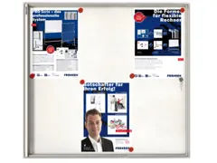 Vitrine Binnen 8xa4 Schrijfbord Hxbxd 680x960x30mm