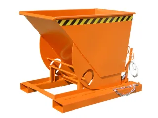 kiepbak,HxLxB 1070x1420x1008mm,0,5m³,draagverm. 1000kg,RAL2000 - 2