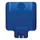 Paneel Rubbermaid Slim Jim Recyclestation voor label blauw