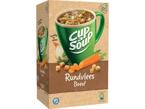 Cup-a-Soup Rundvlees 175 ml Doos à 21 Stuks