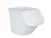 ingrediëntendispenser,HxBxD 450x430x610mm,40l,PP,bak/deksel wit/wit