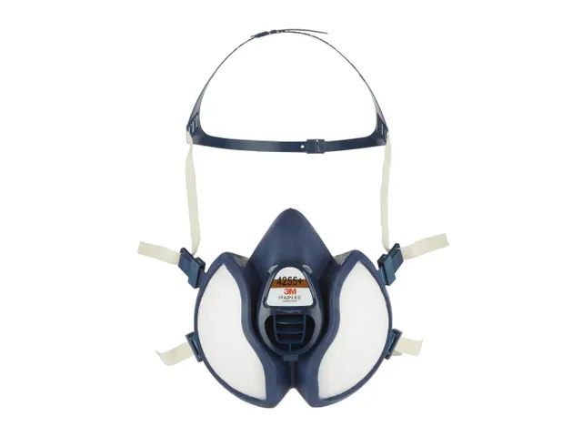 3M 4255+ halfgelaatsmasker, FFA2P3 R D, met geïntegreerde filters, pe