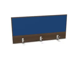 opzetpaneel bureau aanbouw achter NV bruin hickory BN6016-blauw 1200mm