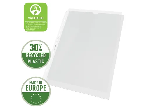 Showtas Leitz Premium A4 Pp Transparant 0.13mm 11-gaats