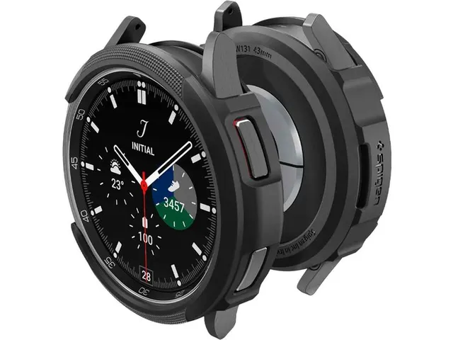 Spigen Case Galaxy Watch 6 Classic 43mm Liquid Air mat zwart
