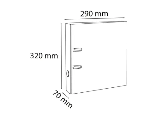 Ordner PVC Prem'Touc h A4 70 mm bordeaux