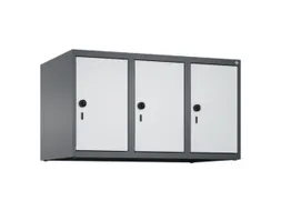 opzetkast,v. locker,3vak.,vak B 300mm,HxBxD 500x900x500mm,vleugeldeur