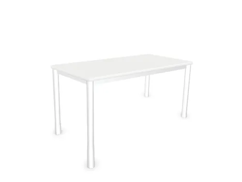 In hoogte verstelbaar bureau,HxBxD 720-840x1200x600mm,Bl-wit
