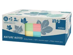 Sticky Notes 125x75Mm Assorti Recycled Doos A 12 Blok