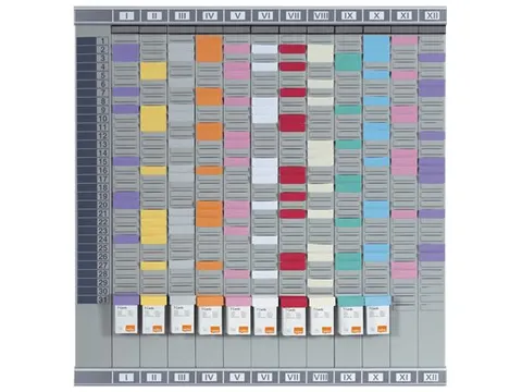 Planbord Nobo Jaar/maand 12 Panelen Met 32 Sleuven