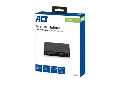 Splitter ACT 4K HDMI 1.4 2 poorts