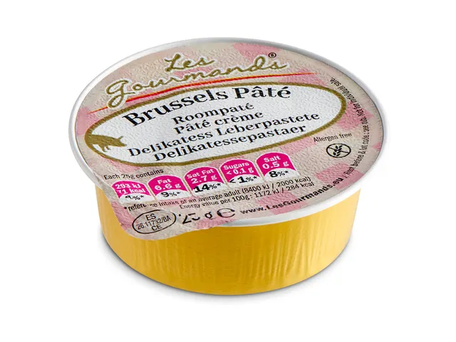 Roompaté Les Gourmands Brussels 45x25 gram cupjes