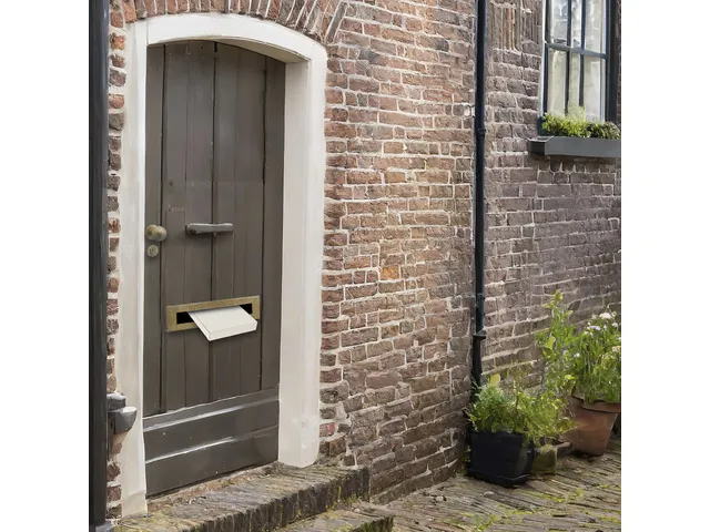 brievenbusdoos Raadhuis 255x170x28mm wit 650grs duplex 5 stuks