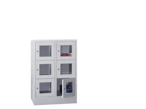 Vakkenkast Vensterdeuren 1187x830x500mm 6 Vakken B 400mm Cilinderslot