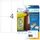 HERMA 4598 Weerbestendige Inkjet-etiket A4 105x148mm Wit 40 stuks