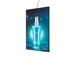 Slide-in posterframe Slim A1 LED verlicht Zwart