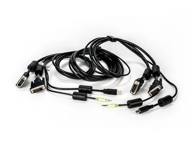 Vertiv Avocent CBL0152, 1,8 m, USB, USB, DVI-D, USB, 2-DVI-D, 1-USB, 1