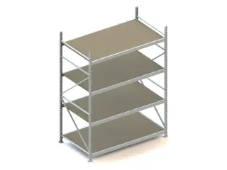 Breedvakstelling Basisveld Hxbxd 2500x1907x1050mm 4 Houten Legborden - 1