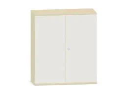 kantoorkast,HxBxD 1150x1000x430mm,decor romp esdoorn,decor front wit