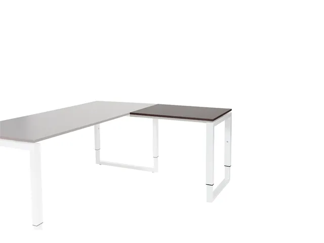 Domino Plus Aanbouw Hoogte Verstelbaar 800x600mm Logan Eiken Wit