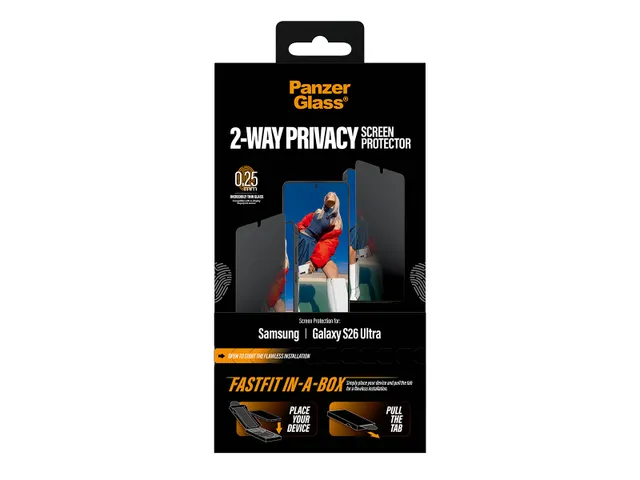 PanzerGlass 2-Way Privacy Screen Protector Samsung Galaxy S26 Ultra