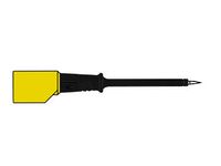 Contact-protected Test Probe 4mm With Slender Stainless Steel Tip / Bl