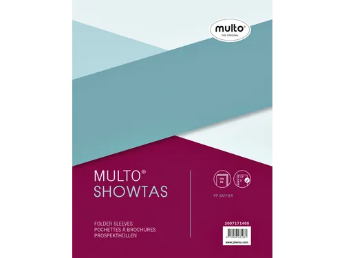 Showtas Multo A5 17-gaats PP 0.08mm nerf