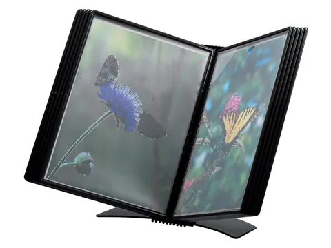 Bureaustandaard Djois Flex-O-Frame Premium A4 10-tassen zwart