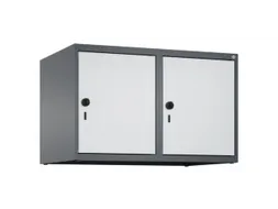 opzetkast,v. locker,2vak.,vak B 400mm,HxBxD 500x800x500mm,vleugeldeur