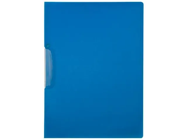 Klemmap Met Draaibare Clip A4 Transparant blauw