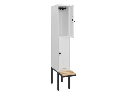 Dubbeldekse dekenkist,HxBxD 1950x300x815mm,1x2vak.,vak B 300mm