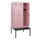 locker met bank,HxBxD 1950x900x815mm,3vak,vak B 300mm,draaigrendel