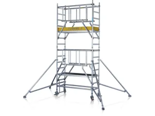 rolsteiger,werk H 7,3m,steiger H 6,55m,BxD 2500x750mm - 2