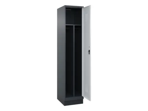 locker voor scheiding van kleding,HxBxD 1950x400x500mm,1vak