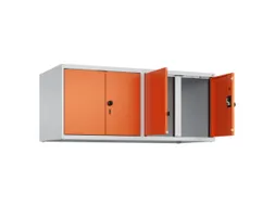 opzetkast,v. locker voor scheiding van kleding,4vak.,vak B 300mm
