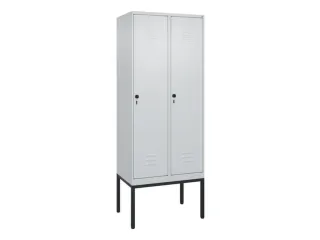 locker,HxBxD 2120x800x500mm,2vak,vak B 400mm,draaigrendel - 1