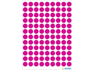 HERMA 1836 Multipurpose etiketten Rond 8mm Roze 540 stuks - 5