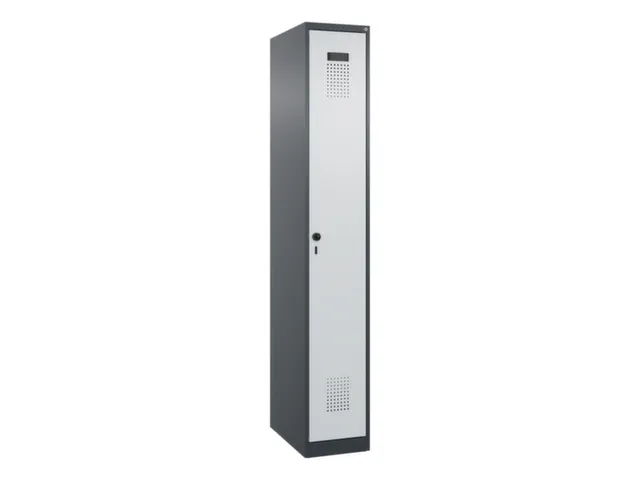 locker voor scheiding van kleding,HxBxD 1850x300x500mm,1vak
