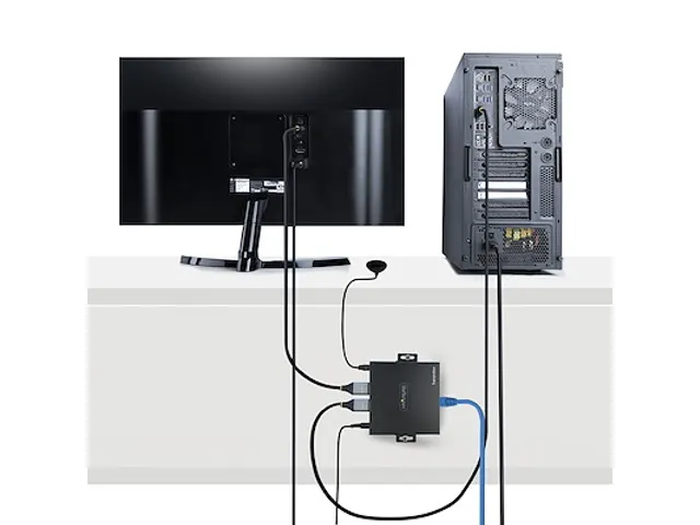 Extender 4K HDMI via câble CAT5/CAT6, extender vidéo HDR 4K 60Hz