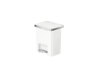 Hana 2 Pedaalemmer 15 liter Wit - 1