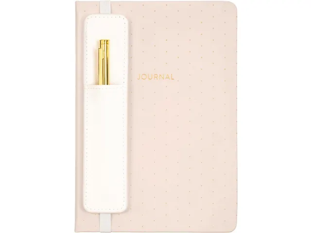 Notitieboek Èccolo met pen en houder Pink lijn ca.15x20cm 80 gr. 256