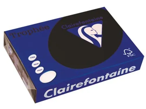 Trophée gekleurd papier A4 160 gram 250vel zwart