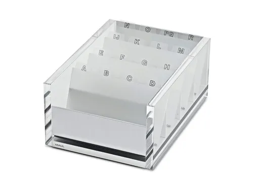 Acryl box voor visitekaartjes MAULacro Transparant