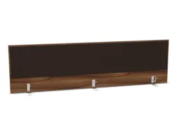 opzetpaneel bureau aanbouw achter NP-tiepolo nut BN2036-bruin 2000mm