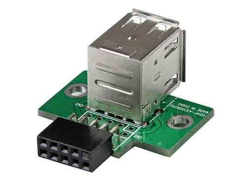 2-poorts USB moederbord header adapter