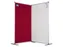 Smit Visual scheidingswand 140x120cm Whiteboard dubbelzijdig wit