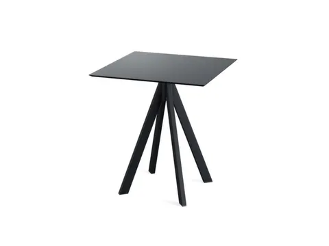 bistrotafel,HxBxD 730x700x700mm,rechthoekig,4voeten zwart