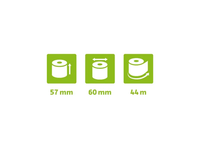 Exacompta Kassarol 57x60x12mm 55 g/m² 60 Rollen