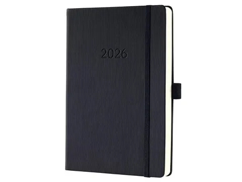 Dagagenda Conceptum A5 2026 (NL/FR/EN/DU) zwart Hardcover